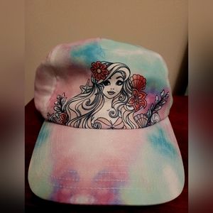 Disney The Little Mermaid Pastel Tie-Dye Dad Cap
